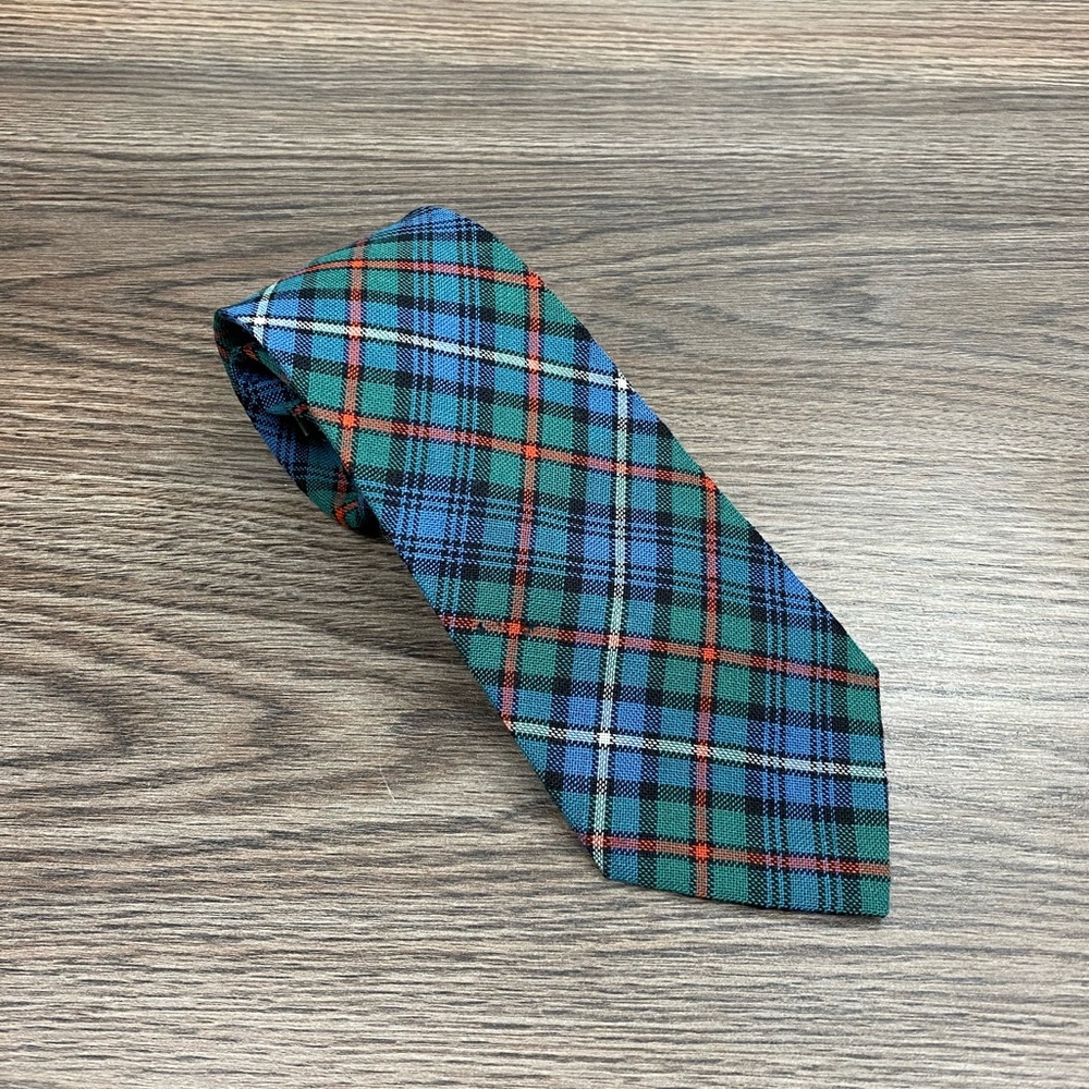 Lochcarron Robertson Hunting Tartan Plaid Wool Tie